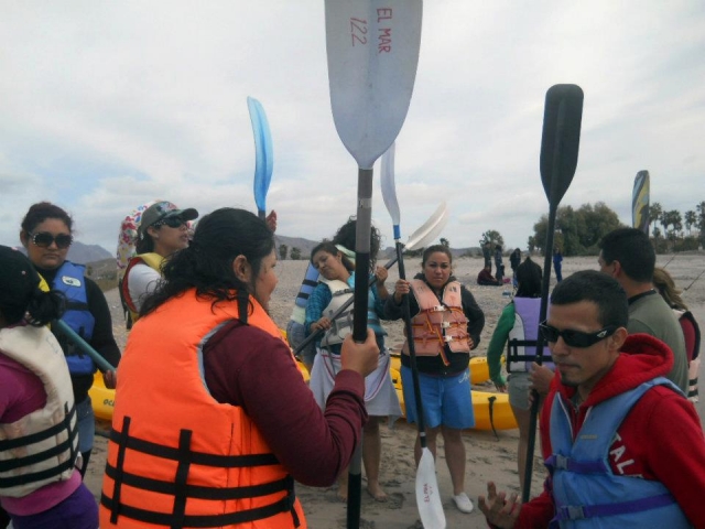 Tour de kayaks